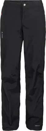 Vaude cyklistické nepremokavé nohavice Yaras Rain Zip III, dámske, black