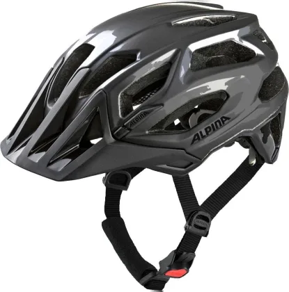 ALPINA Cyklistická prilba Garbanzo dark - silver gloss
