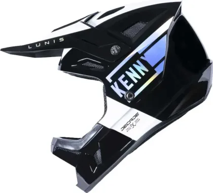 KENNY Cyklistická prilba DECADE Lunis Black Holographic 2025 S, Čierna