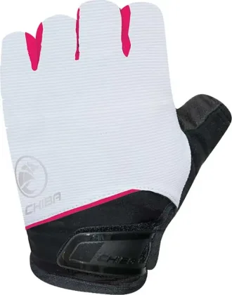Chiba Cyklistické rukavice pre ženy BioXCell Lady biele S, Biela