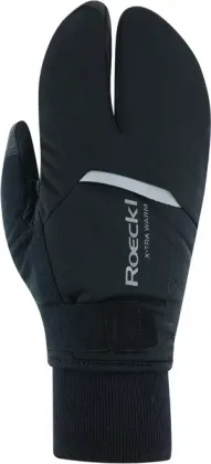Roeckl cyklistické rukavice zimné Villach 3 Lobster, unisex, black