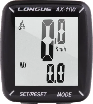 Cyklopočítač AX-11W 11f čierny