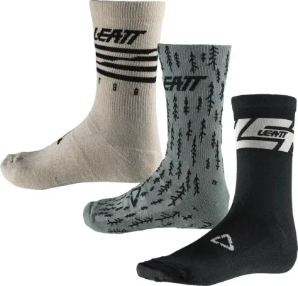 LEATT ponožky MTB, 3-pack, V26