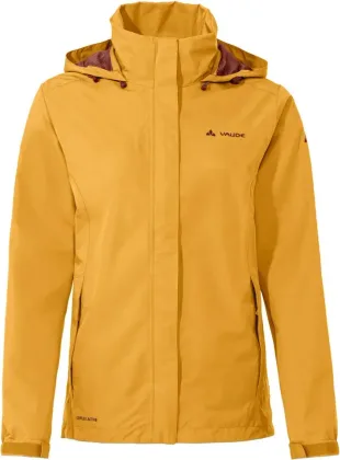 Vaude nepremokavá bunda Escape Light, dámska, burnt yellow