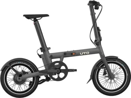 UTO Skladací elektrobicykel PRO16 2025 Anthracite Grey, Sivá/Modrá