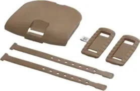 Urban Iki Set na prednú sedačku na bicykel Kurumi Hnedá, Čierna/Ružová/Modrá/Biela/Oranžová/Hnedá
