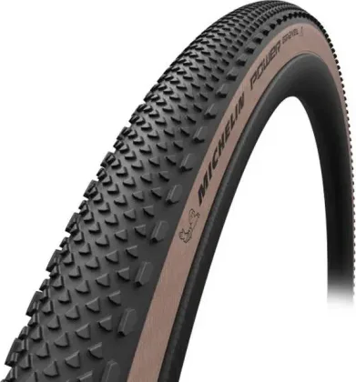 Plášť POWER GRAVEL 700x40C (40-622) 3x120TPI 495g TLR hnedý bok skladací