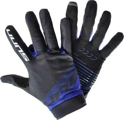 SUNN Cyklistické rukavice AIR 1 BLUE XXXL, Čierna/Modrá