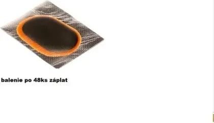 Extend záplata na opravu duší s priemerom 24x35 mm balenie (48ks)