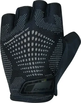 Chiba Cyklistické rukavice Road Master BLACK S, Čierna