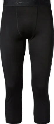Vaude termo spodky Monviso Wool 3/4, pánske, black