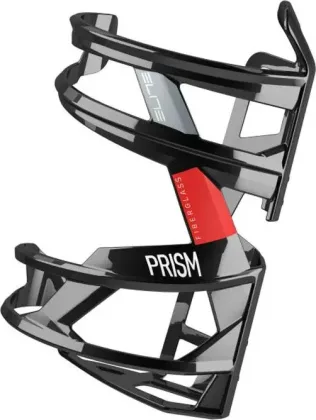 Košík PRISM L čierno/červený lesklý