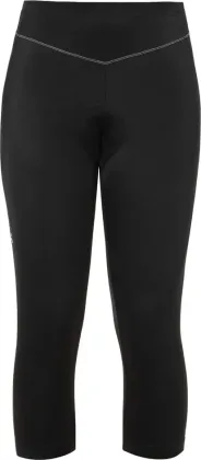 Vaude cyklistické nohavice Active 3/4, dámske, black uni