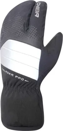 Chiba Zimné cyklistické rukavice pre dospelých Alaska Pro čierne XL, Čierna