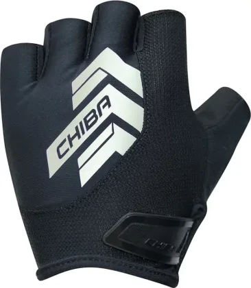 Chiba Cyklistické rukavice Reflex BLACK S, Čierna