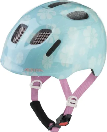 ALPINA cyklistická Junior prilba XIMO 2, aqua rose flower gloss
