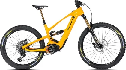 SUNN Celoodpružený horský elektrobicykel One Factory 2026 S, Žltá/Oranžová