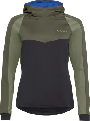 Vaude cyklistický dres Qimsa LS Shirt II, dámsky, khaki