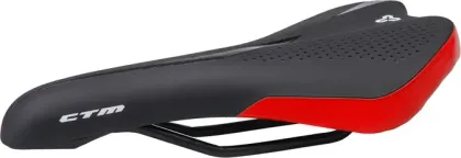 Sedlo CTM Caliber čierna/červená