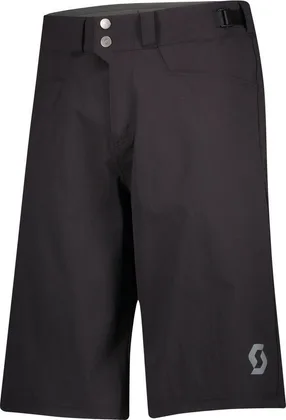 Pánske kraťasy Scott Trail Flow s vložkou, Black, XL