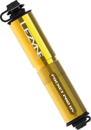 LEZYNE Minipumpa Pocket PRO HV zlatá