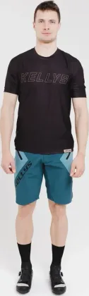 Enduro dres KELLYS TYRION 2 krátky rukáv black- S