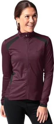 Vaude cyklistický dres Posta LS Tricot, dámsky, cassis