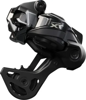 Prehadzovačka XT RD-M8250 1x12-k. Di2 čierna Dlhé ramienko Shadow ES