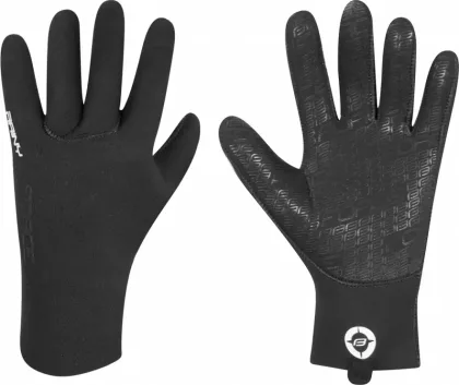 FORCE rukavice neoprénové RAINY, čierne