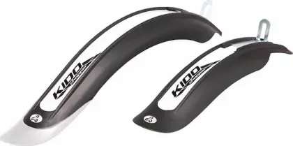 Blatníky CTM KIDO, SDE, čierna/biela 20'',reflex