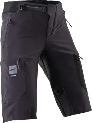 LEATT šortky MTB Gravity 4.0, Ghost Black