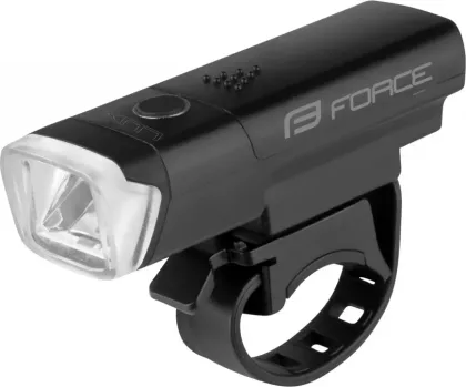FORCE svetlo predné LUX 100 Lumenov, 1 dióda + batérie