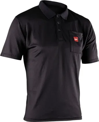 LEATT Polo tričko Team krátky rukáv, Black