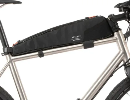 Restrap Race Top Tube Bag Long taška na rám, 2 l, čierna