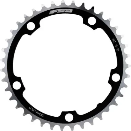 FSA prevodník ROAD PRO black polished 130x39T N11 WB293