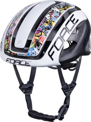 FORCE prilba NEO VIVID, bielo-čierna