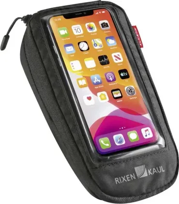 KLICKfix PHONEBAG COMFORT taška na mobil na bicykel, Čierna