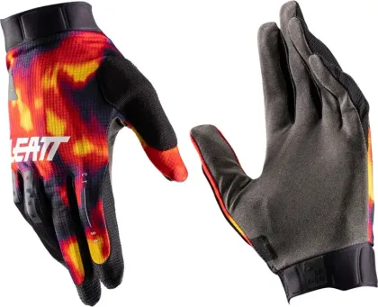 LEATT rukavice MTB 1.0 GripR, Heatmap Red