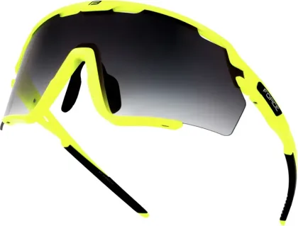 Force okuliare CYCLONE fluo, čierne prechod. sklo