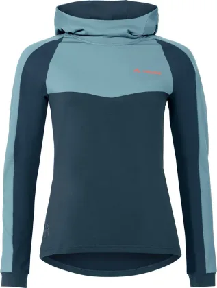 Vaude cyklistický dres Qimsa LS Shirt II, dámsky, dark sea