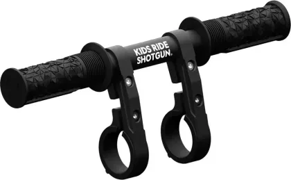 Kids Ride Shotgun Detské riadidlá k sedačke Shotgun, Čierna