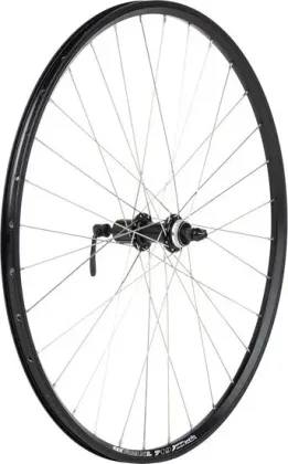 DEMA koleso MTB Disc 27,5" čierne zadné, kazetové QR, Center Lock, nerez