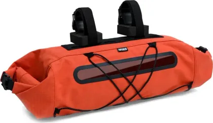 Capsuled Taška na riadidlá Handlebar Bag 7 l Orange Rust, Čierna/Žltá/Červená