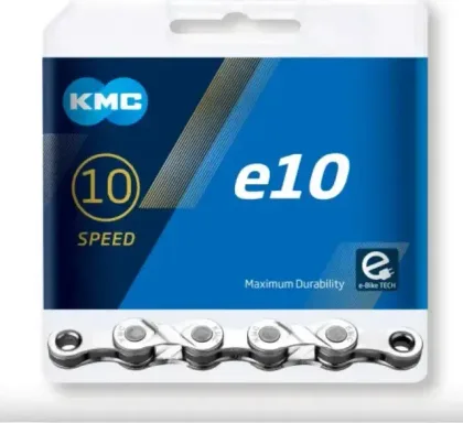 KMC Reťaz na elektrobicykle e10 strieborná, 122 článkov