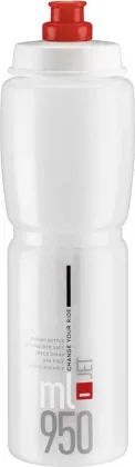 Fľaša JET 950 transparentná/červená