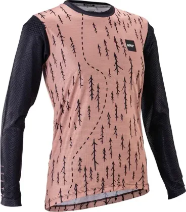 LEATT dres dlhý rukáv MTB Trail 3.0 Women, Trails Pink