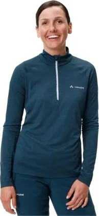 Vaude tričko s dlhým rukávom Larice Light, dámske, tmavo modrá
