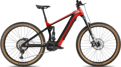 BESV Horský elektrobicykel TRS 160 1.1 LR 2025 S, Čierna/Červená