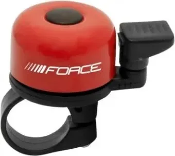 FORCE zvonček MINI - Fe / plast, 22,2 mm, červený