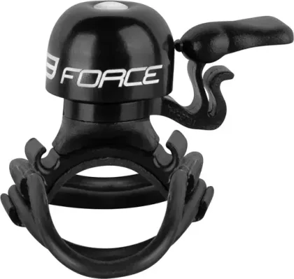 FORCE zvonček CHICK mosadz / plast 19,2-31,8mm, čierny